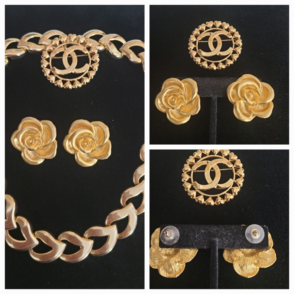 ROSES gold  Earrings